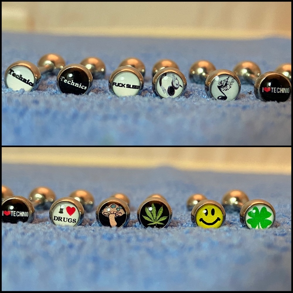 🌳 4/$20 Set of 11 Tongue Rings